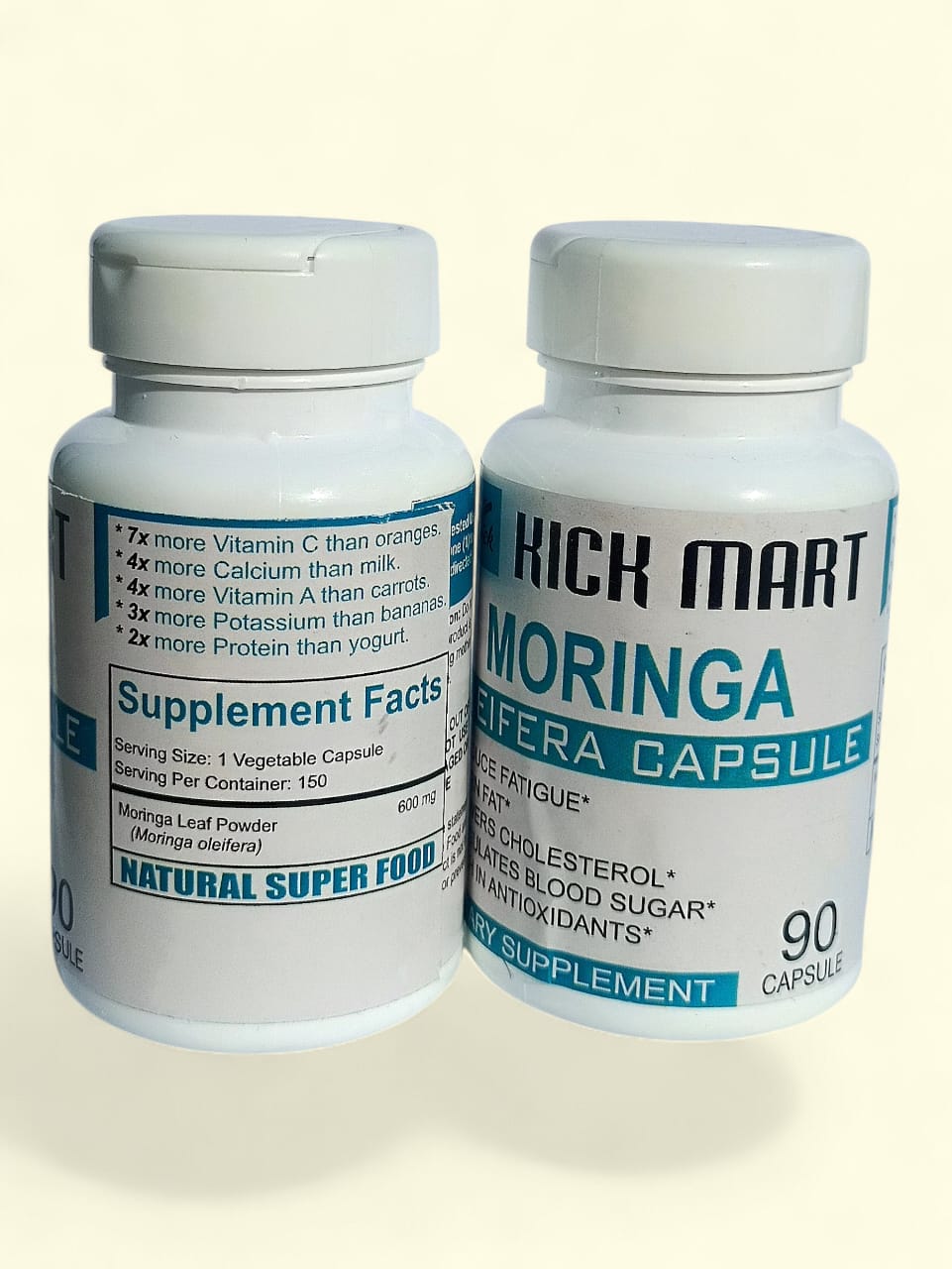 Kickmart Moringa Capsules – Buy 2 Get 1 Free | 270 Capsules Family Value Pack