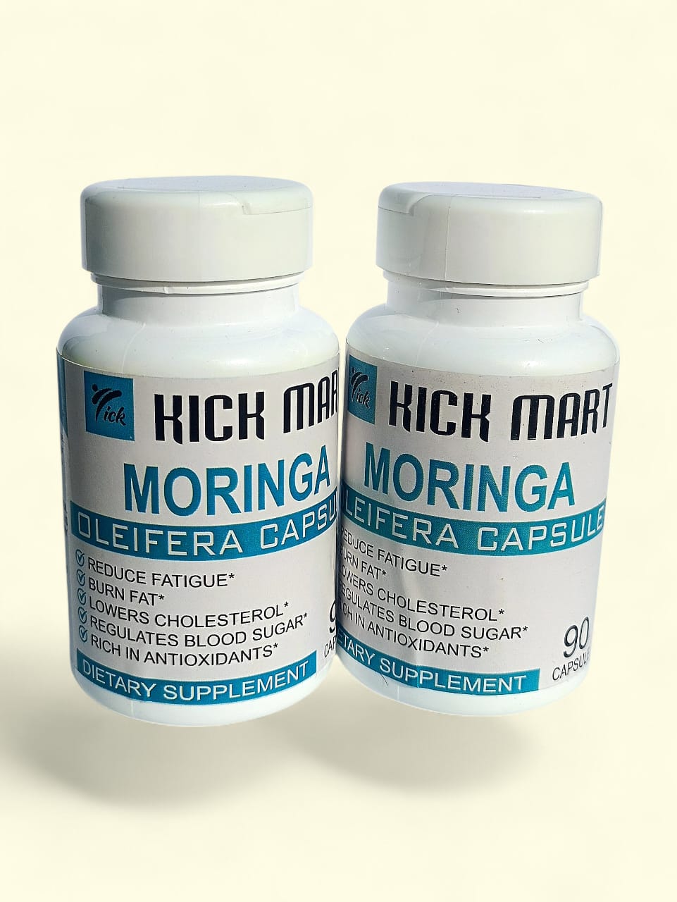 Kickmart Moringa Capsules Twin Pack – 180 Capsules (90 + 90)