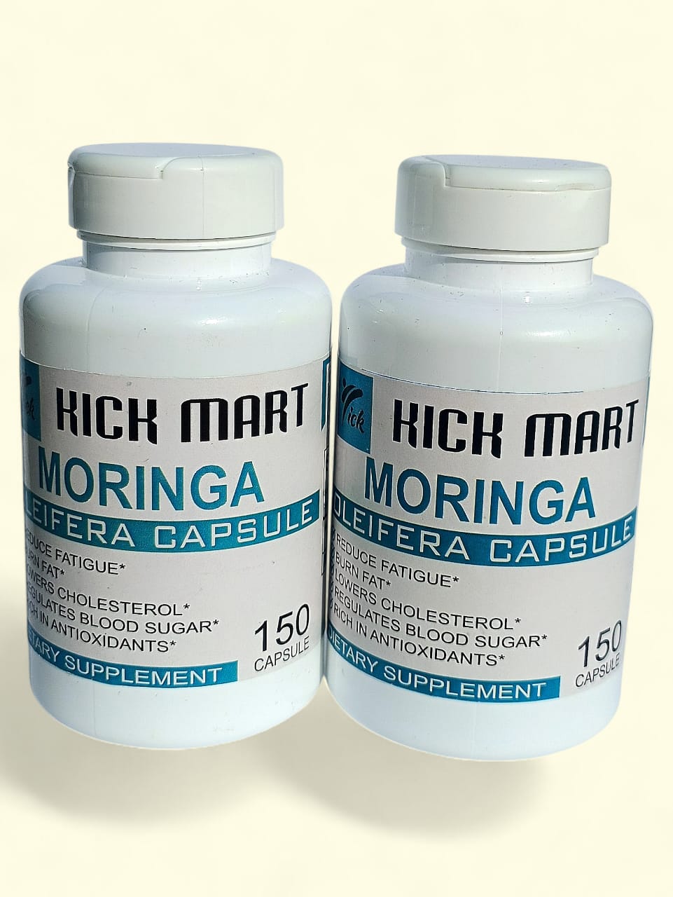 Kickmart Moringa Capsules Double Pack – 300 Capsules (150 + 150)