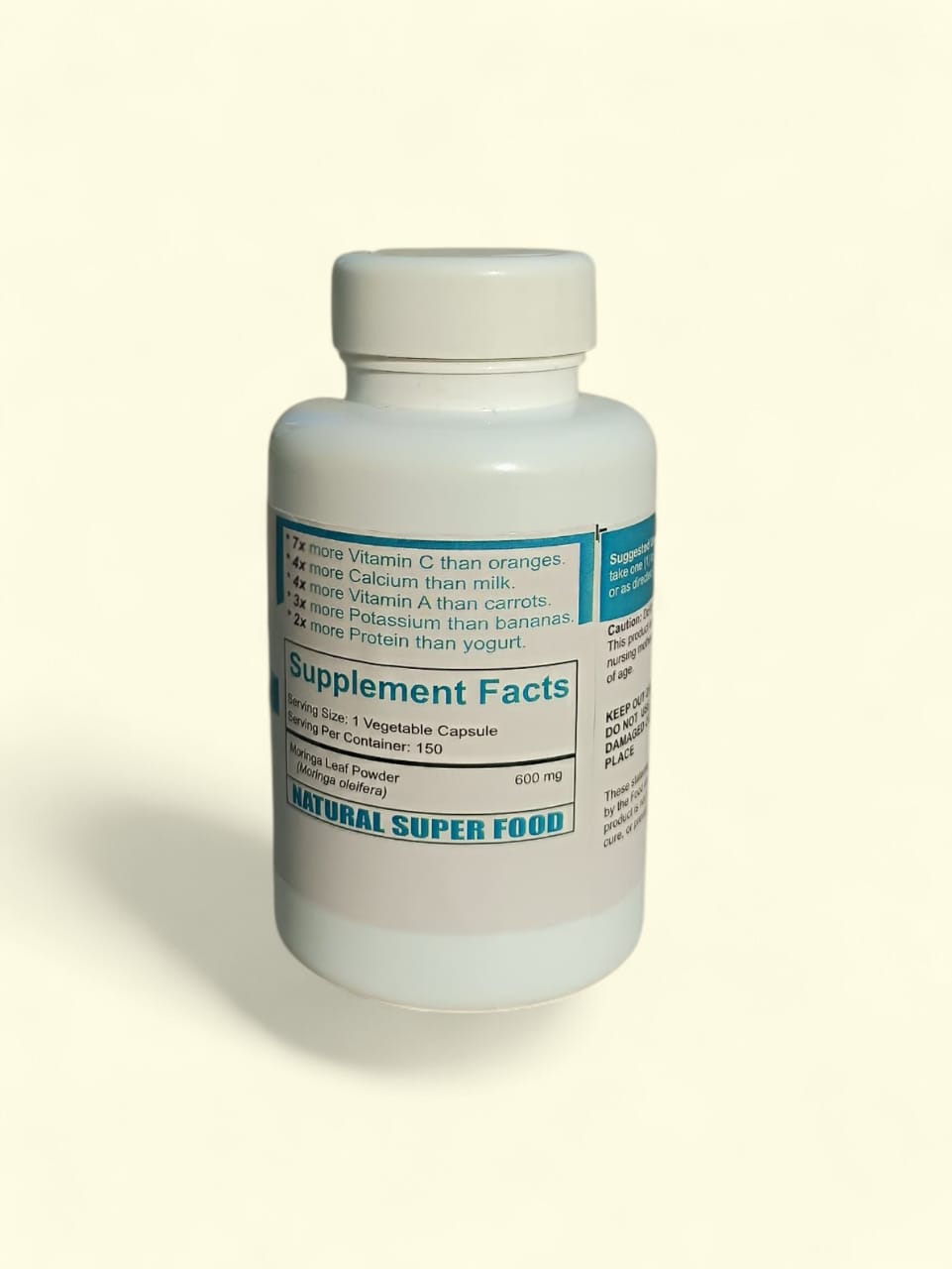 Kickmart Moringa Capsules 150 Count – Premium Herbal Wellness Supplement