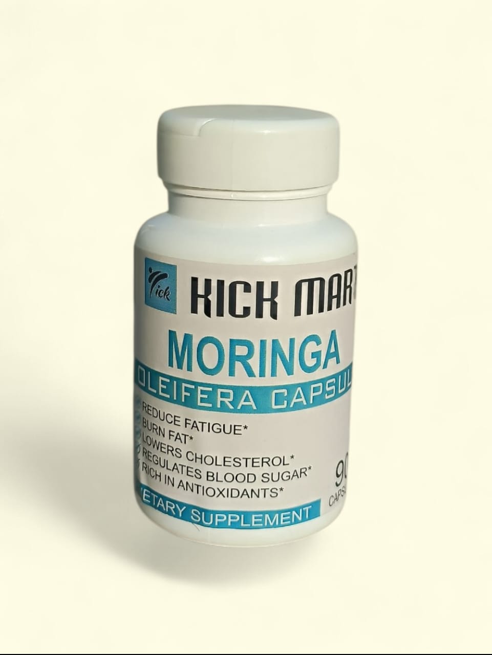 Kickmart Moringa Capsules 90 Count – Herbal Energy & Immunity Support
